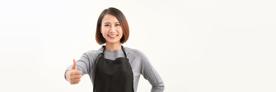 young attractive asian woman who cooks