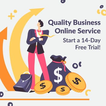 Quality business online service, start free trial