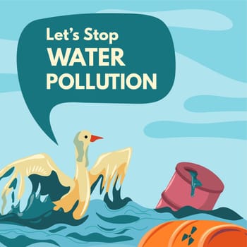 Lets stop water pollution, save oceans and seas