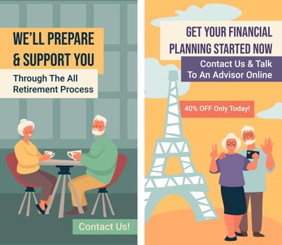 Get your financial planning started now banners