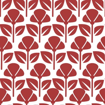 Flower pattern seamless print, wallpaper design