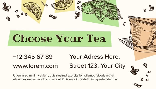 Choose your tea, shop with tasty drinks cards