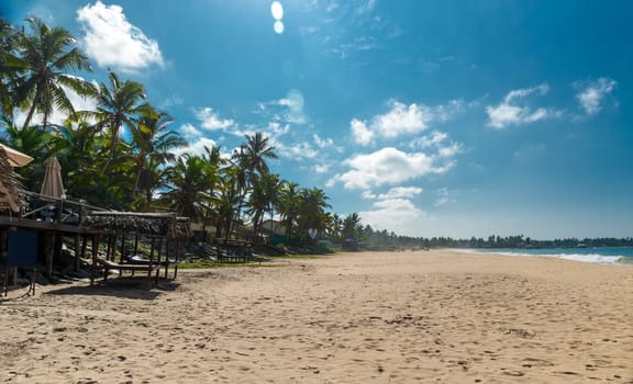 Beautiful beach landscape of Sri Lanka