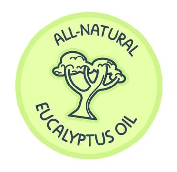 All natural eucalyptus oil, organic ingredient