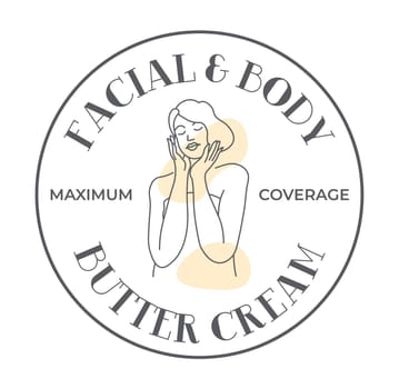 Facial and body butter cream, cosmetics products
