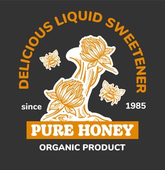 Delicious liquid sweetener, pure honey product