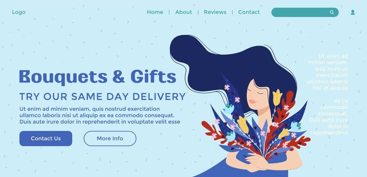Bouquets and gifts try our same day delivery web