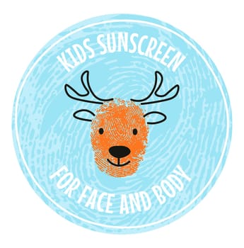 Kids sunscreen for face and body, health care