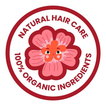 Natural hair care, organic ingredients labels