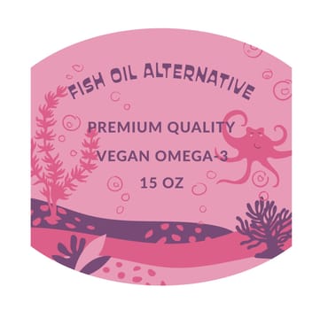 Fish oil alternative, premium quality vegan omega
