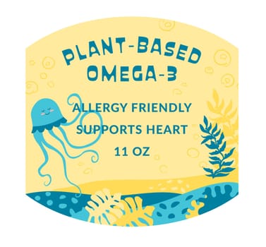Allergy friendly supports heart, plant based omega