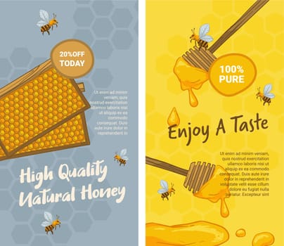 High quality natural honey, enjoy organic taste