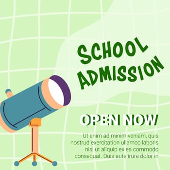 School admission open now, learn new discipline
