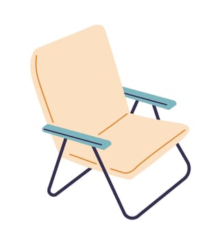 Foldable chair for vacation, garden furniture