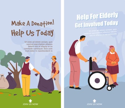 Make donation and help us today, elderly people