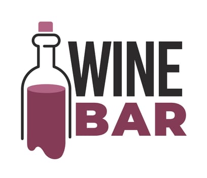 Wine bar, tasty alcoholic drinks and beverages