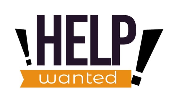 Help wanted, recruitment and employment banner