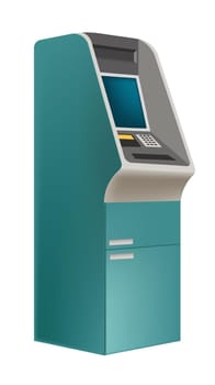 ATM automated teller machine, banking systems