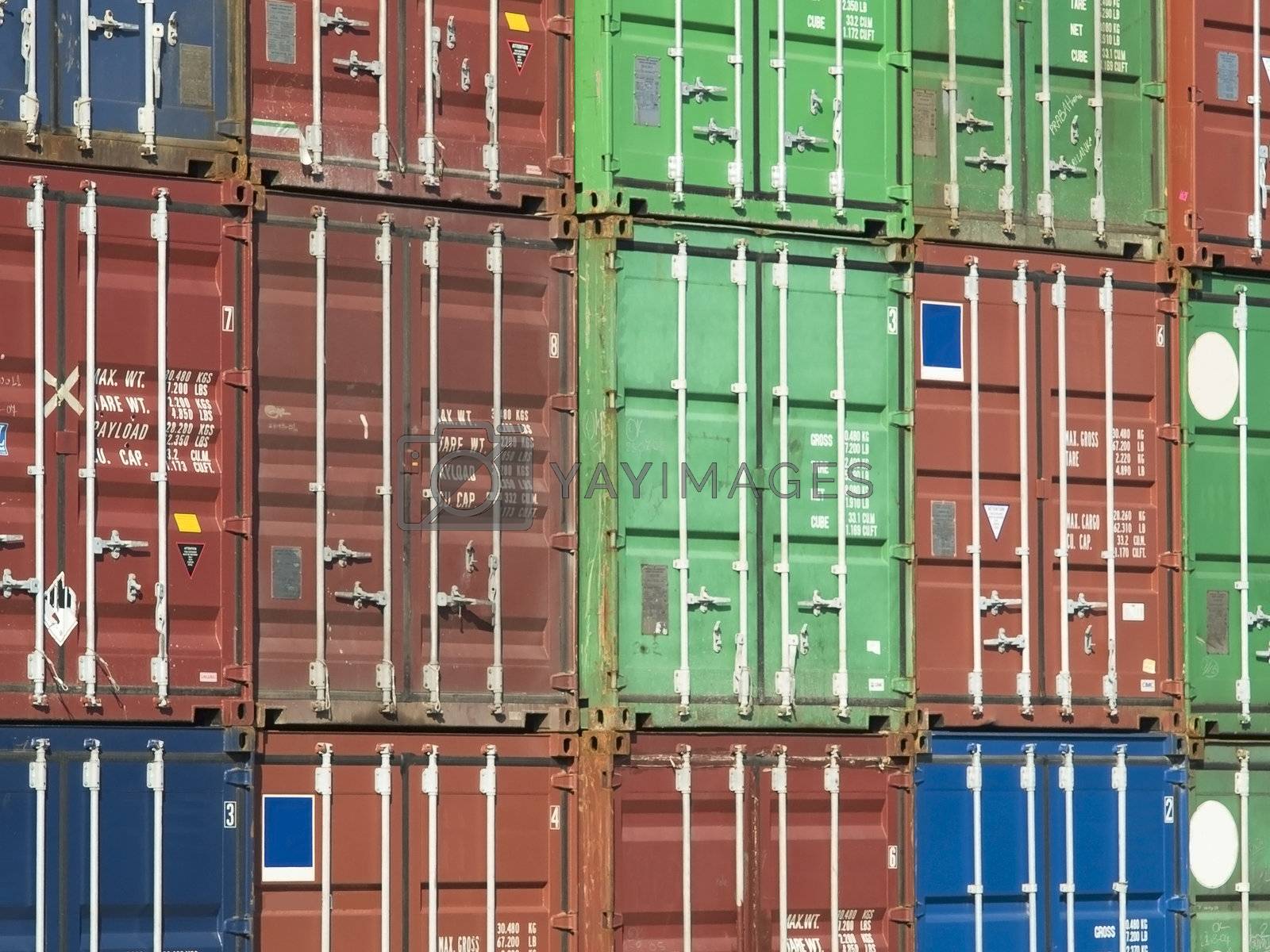 Royalty free image of Freight containers by epixx