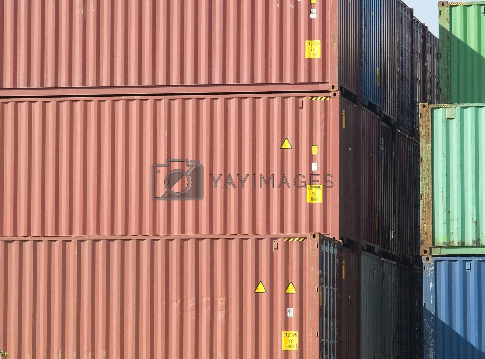 Royalty free image of Freight containers by epixx