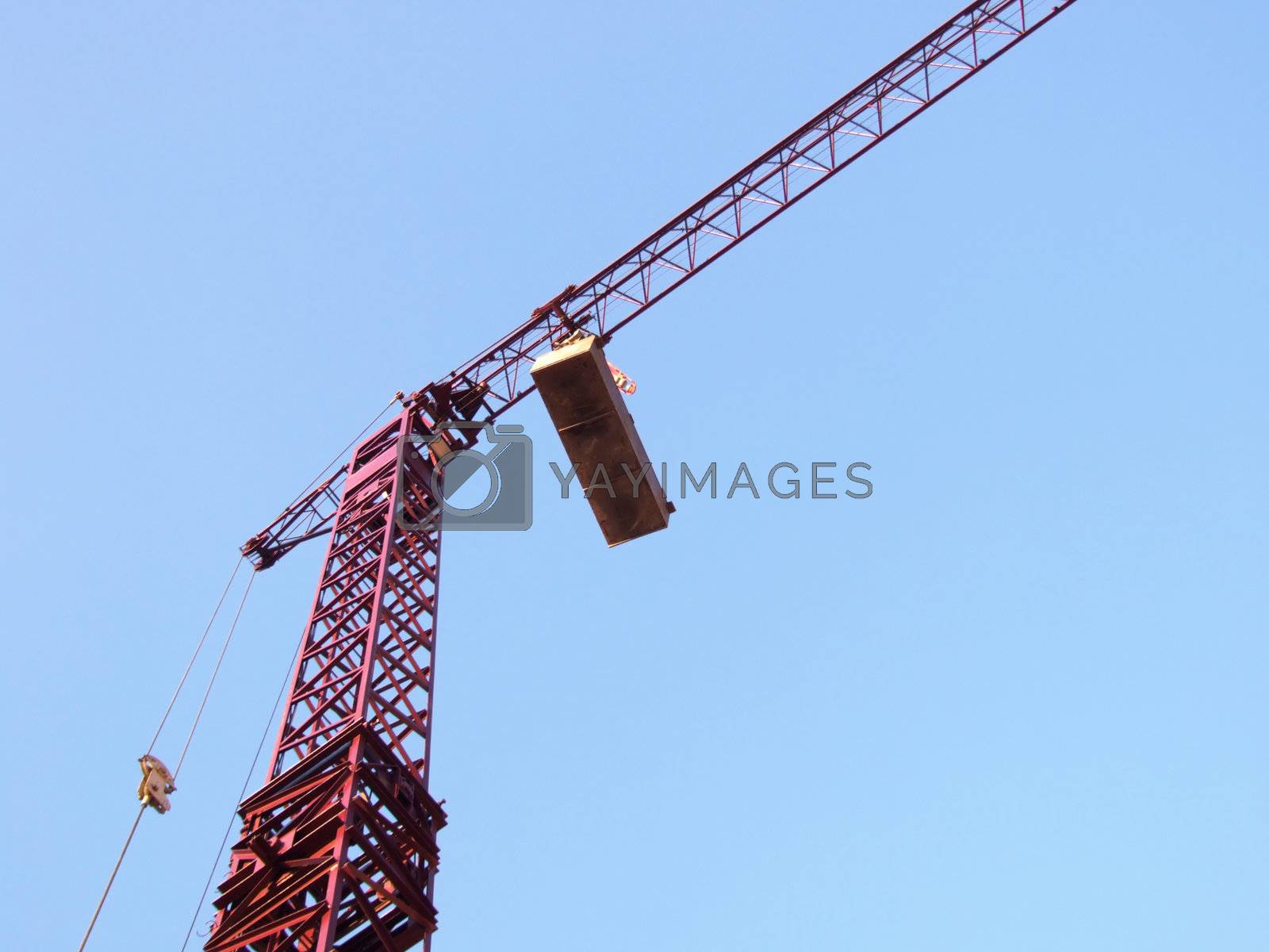 Royalty free image of Crane and construction by PauloResende