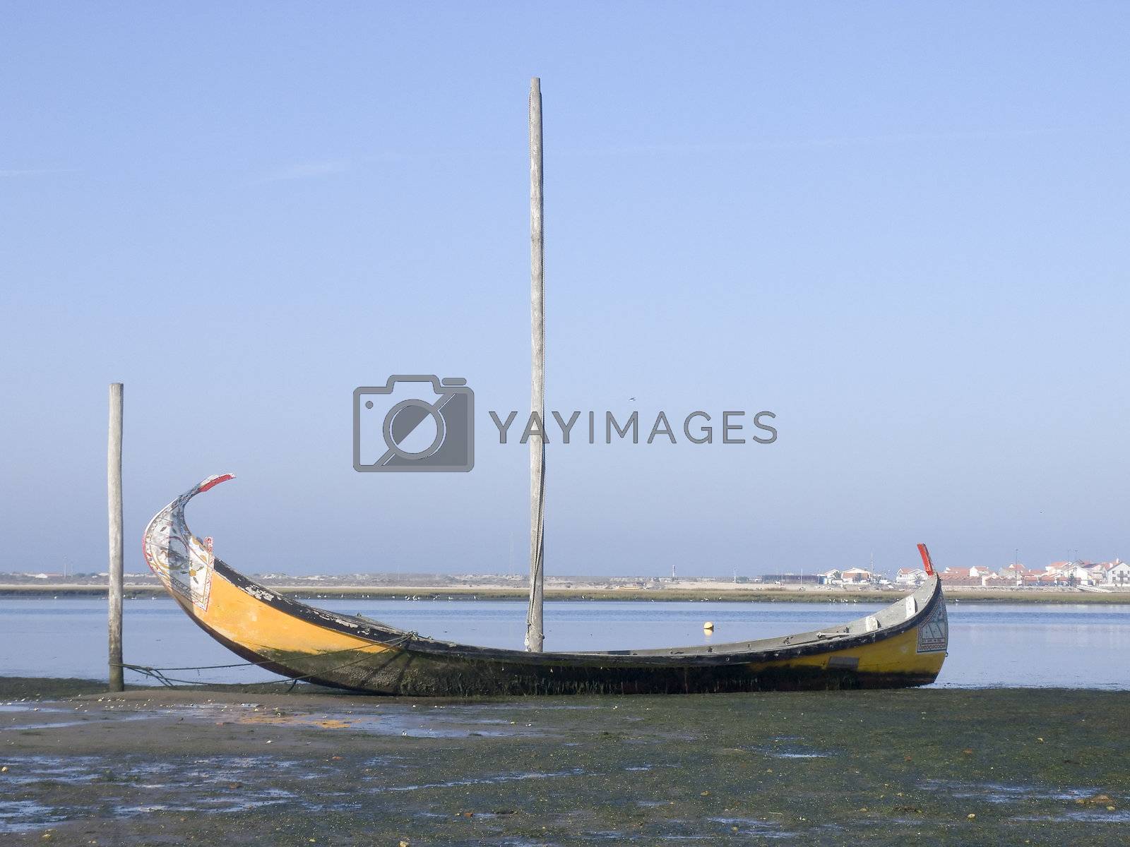 Royalty free image of Moliceiro boat by PauloResende