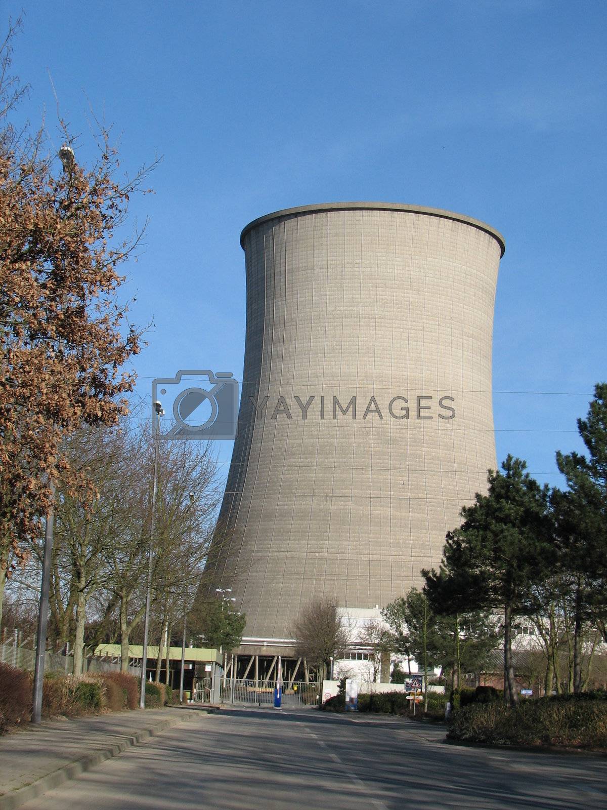 Royalty free image of cooling chimney by brigg