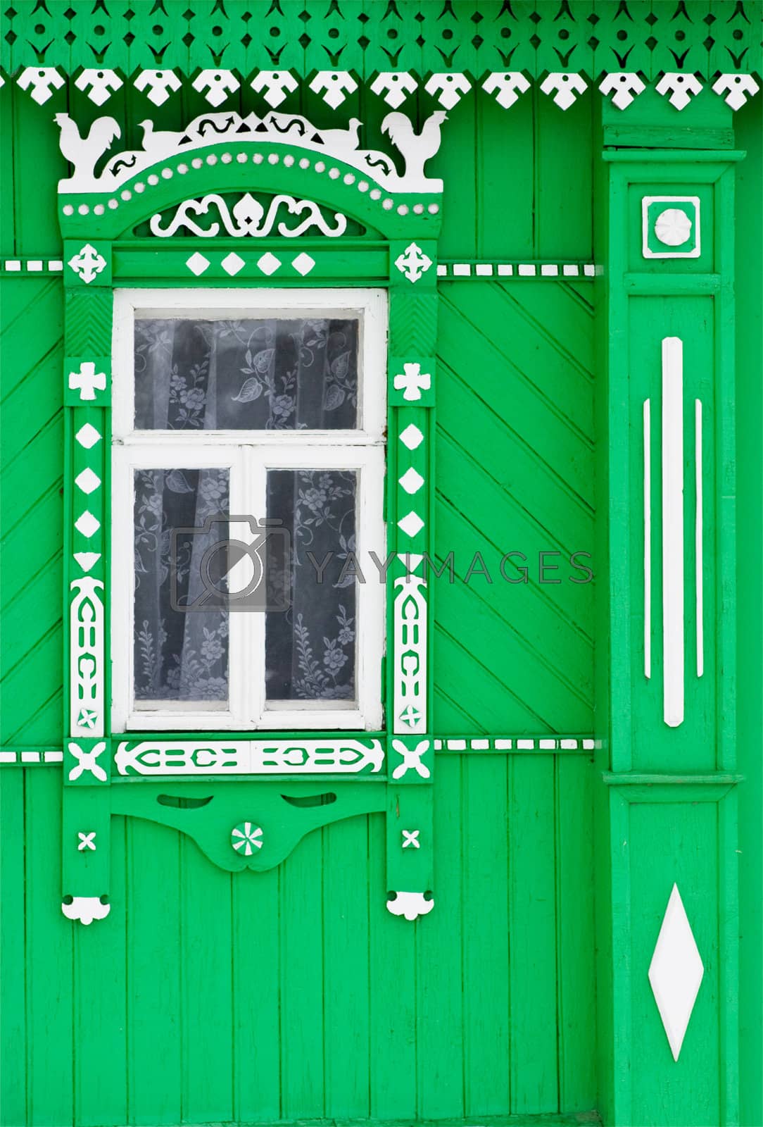 Royalty free image of Decorated window by naumoid