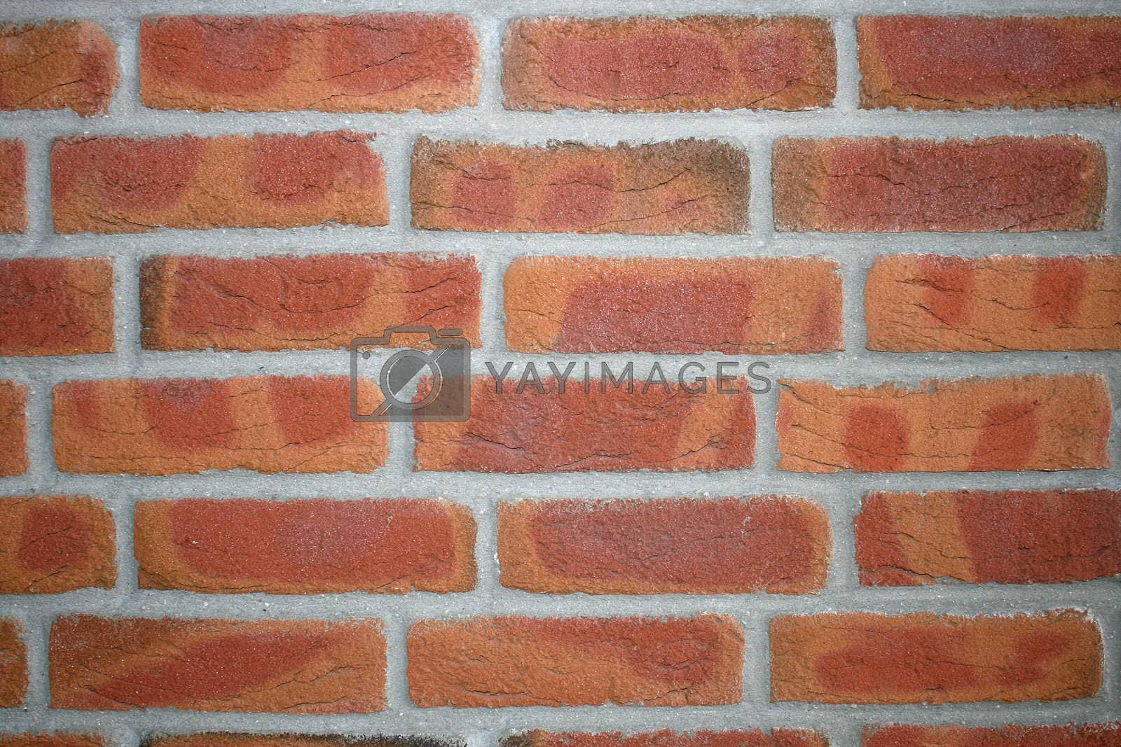 Royalty free image of a red brick-wall by Brightdawn