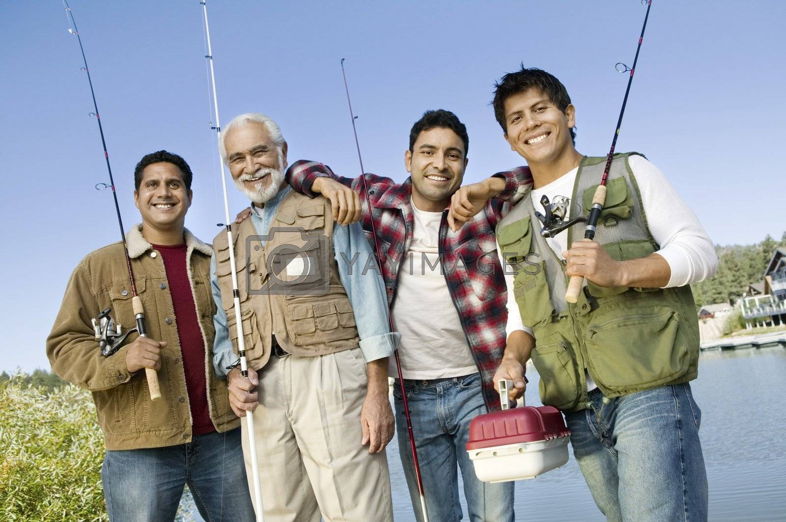 Royalty free image of Family Fishing Trip by moodboard