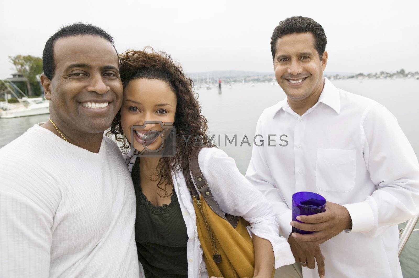 Royalty free image of Friends on Boat by moodboard
