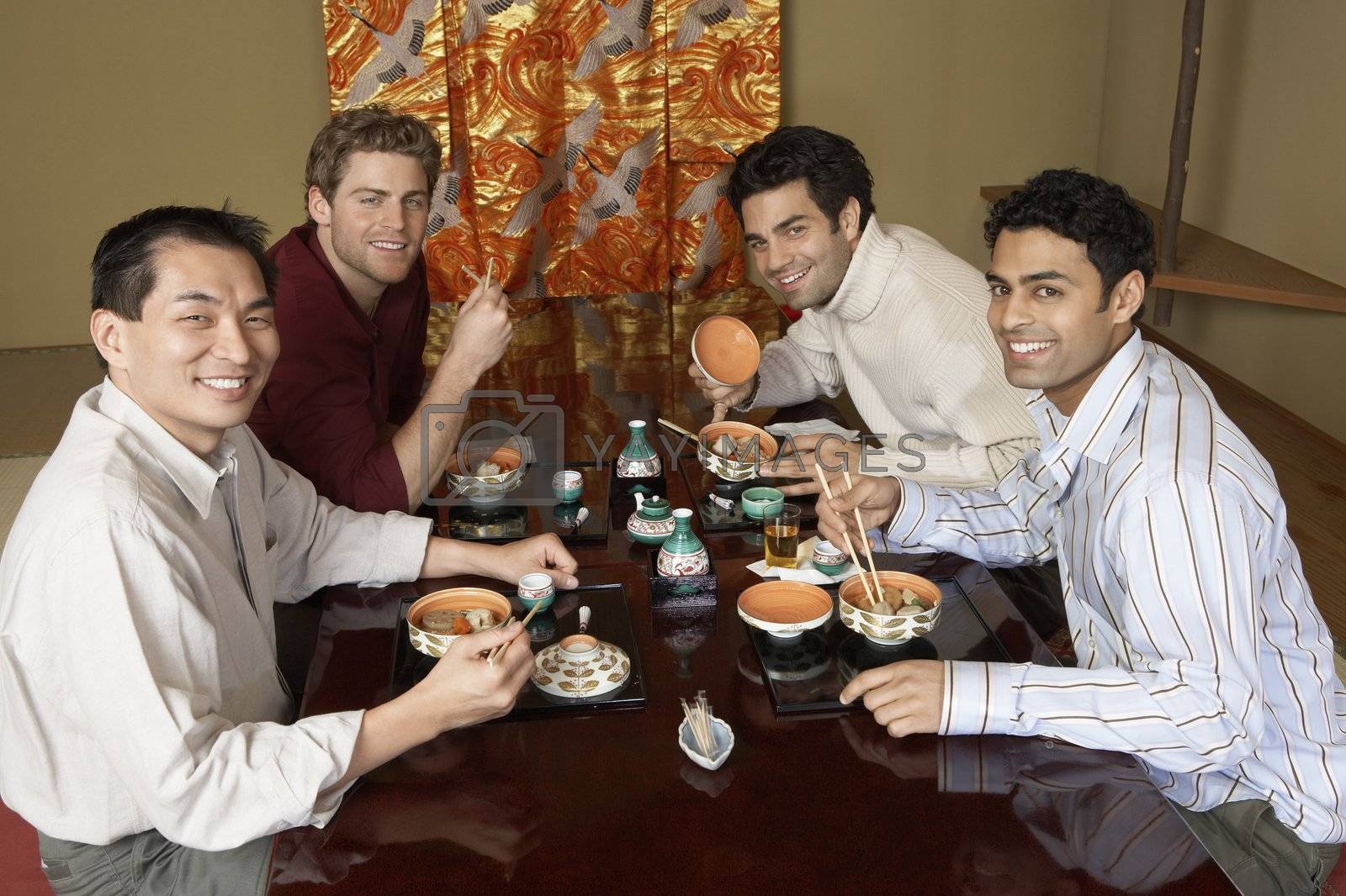 Royalty free image of Friends Dining Out Together by moodboard