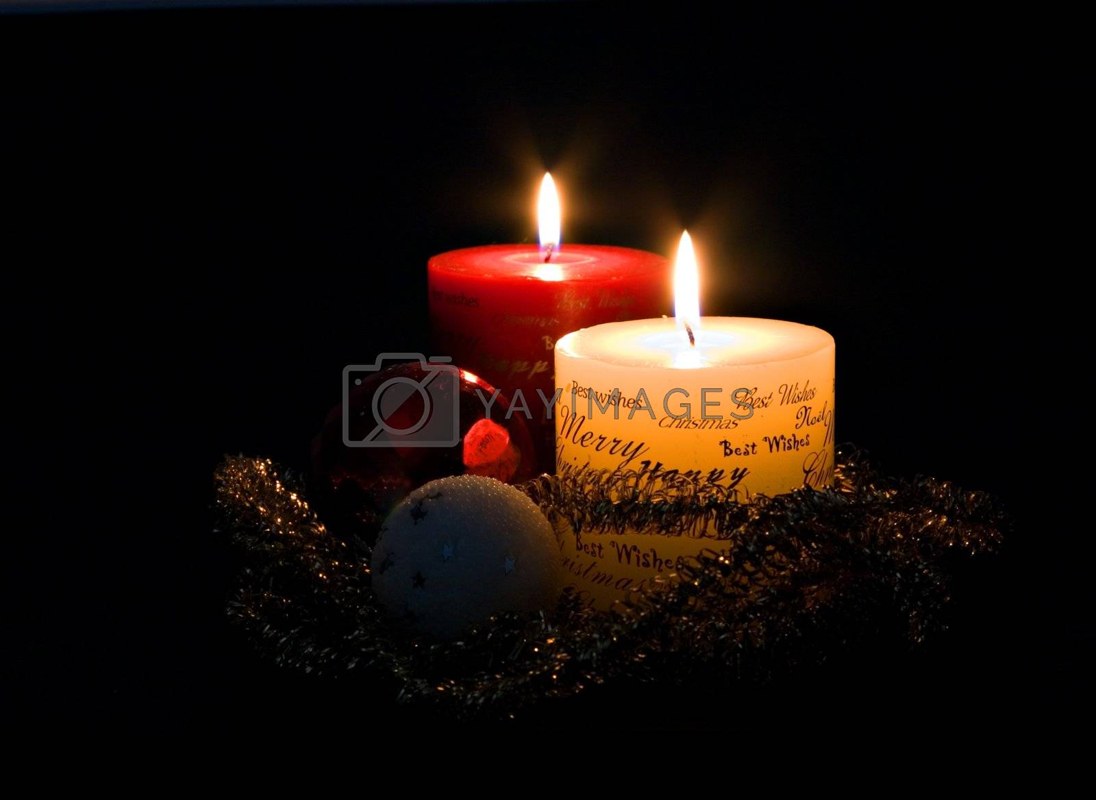 Royalty free image of Christmas Candles by ajn