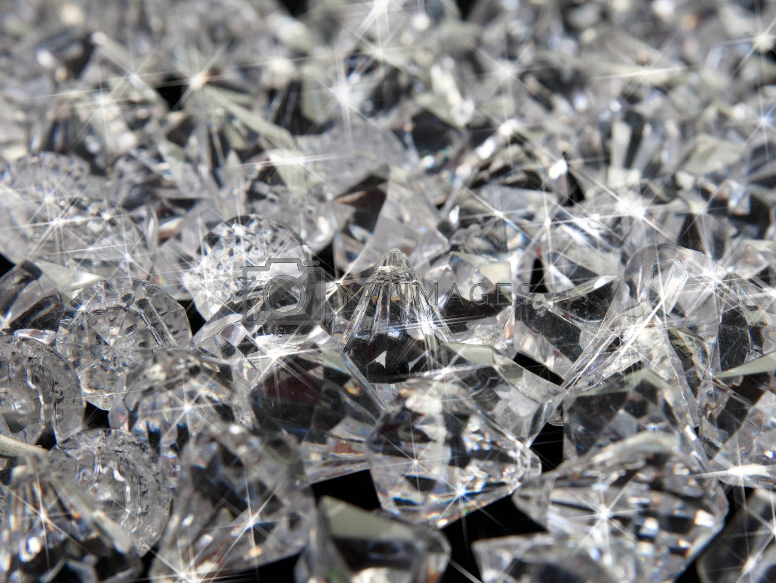Royalty free image of diamond background by clearviewstock