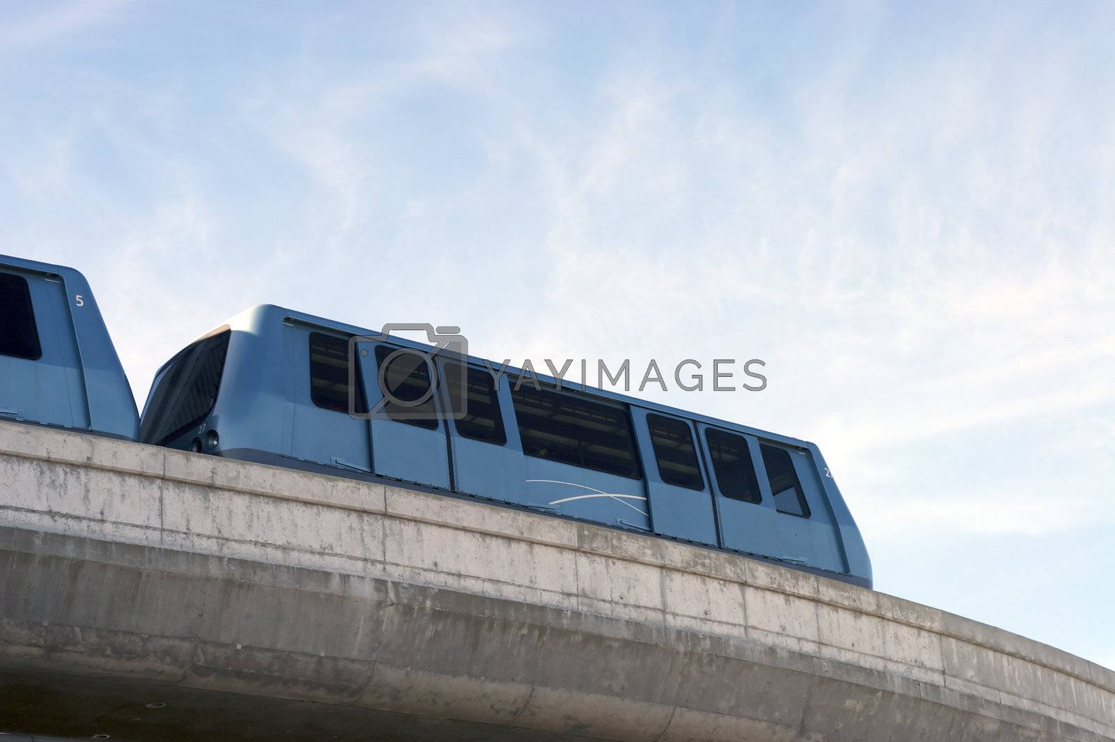 Royalty free image of San Francisco Monorail by jrtb