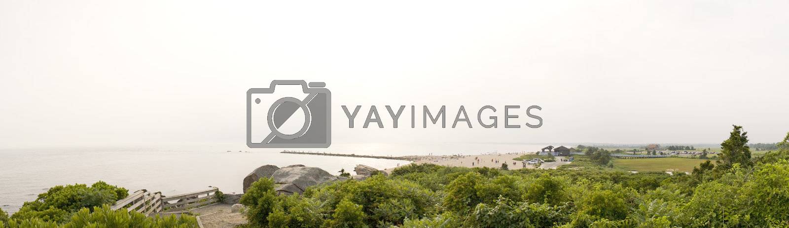 Royalty free image of Connecticut Beach Panorama by graficallyminded