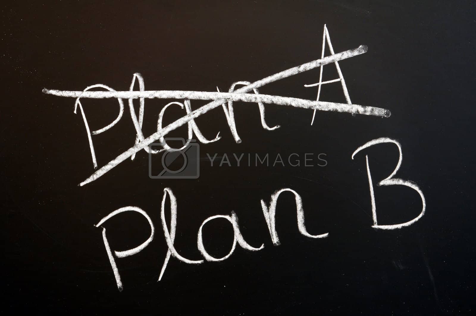 Royalty free image of choose an other plan for success by gunnar3000