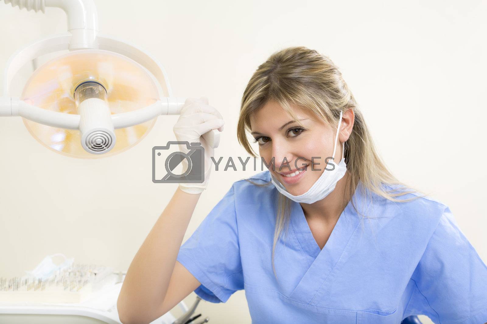 Royalty free image of dentist by diego_cervo