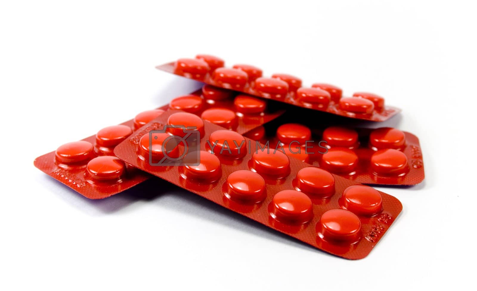 Royalty free image of red blisters by marylooo