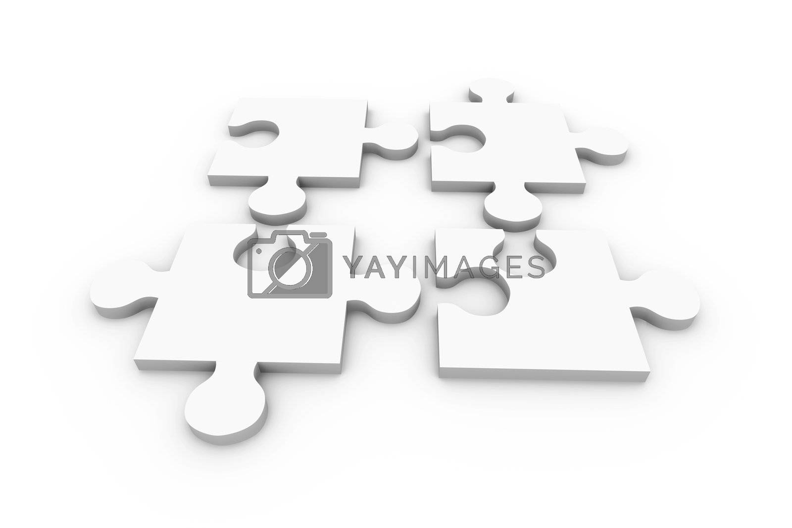 Royalty free image of Puzzle Solution by Spectral