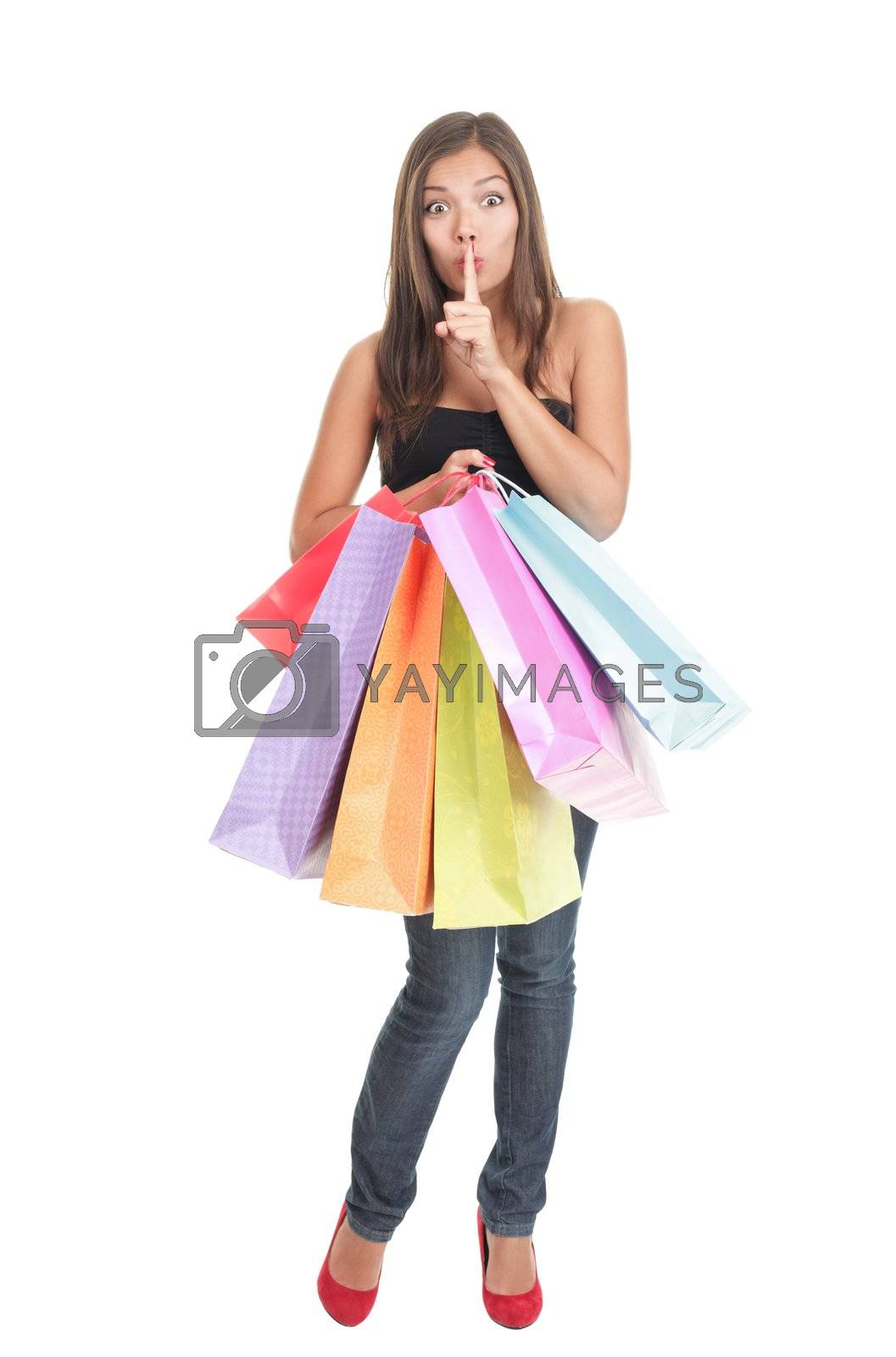 Royalty free image of Shopping woman by Ariwasabi
