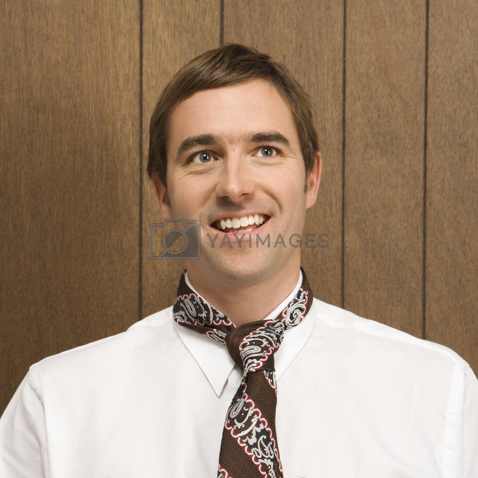 Royalty free image of Man wearing necktie. by iofoto