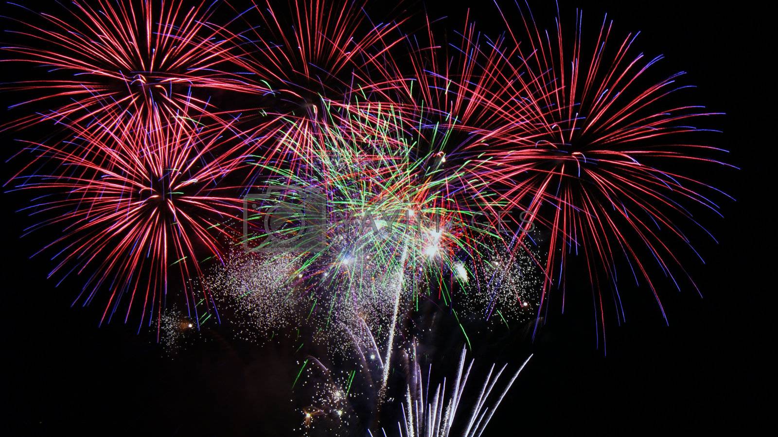 Royalty free image of An image of beautiful fireworks celebration by merc67
