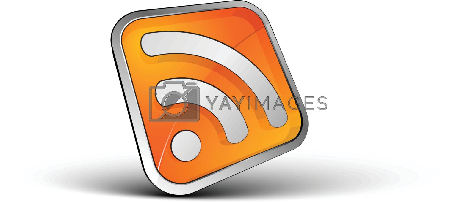 Royalty free image of rss icon by bagpereira