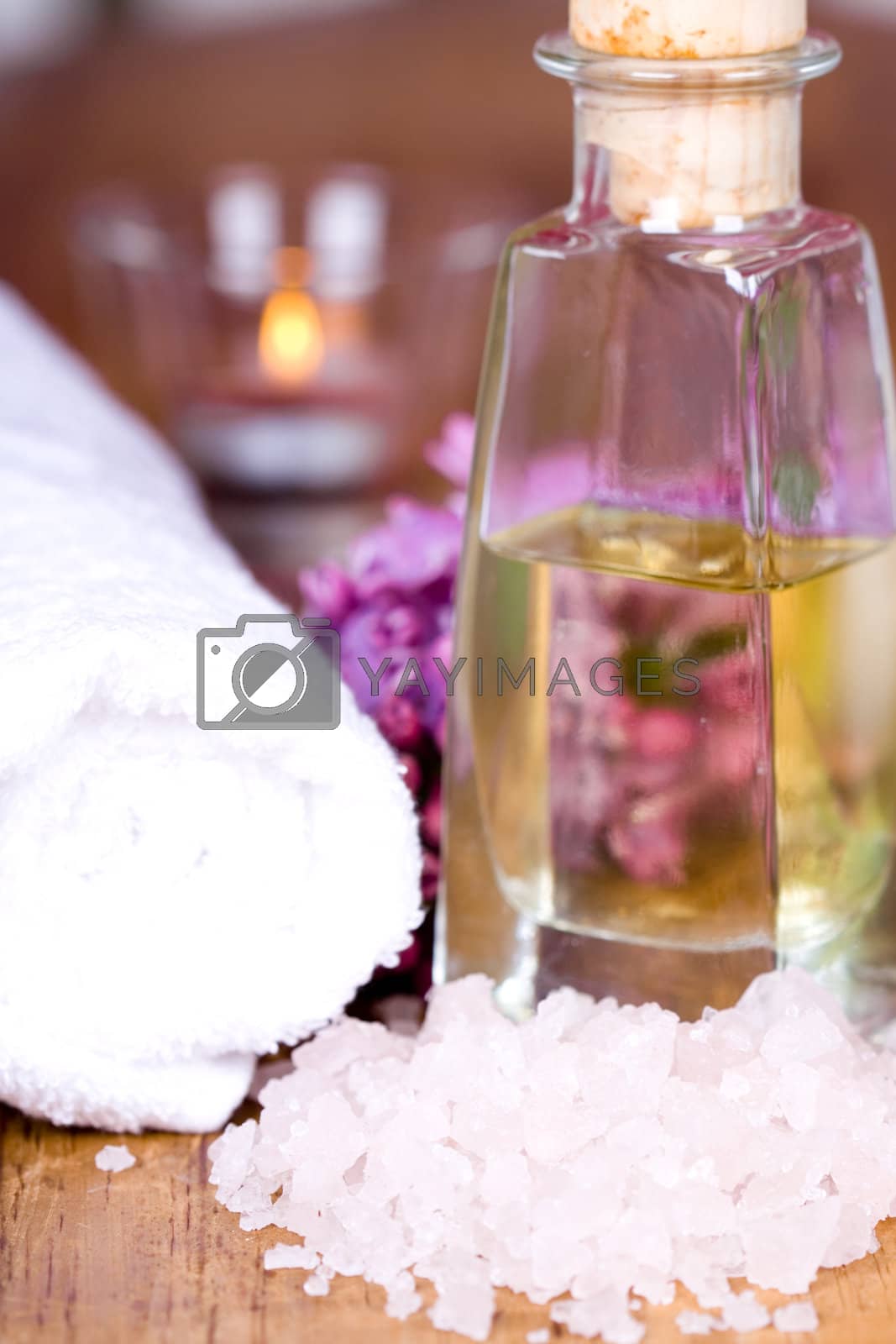 Royalty free image of bath and spa items by marylooo