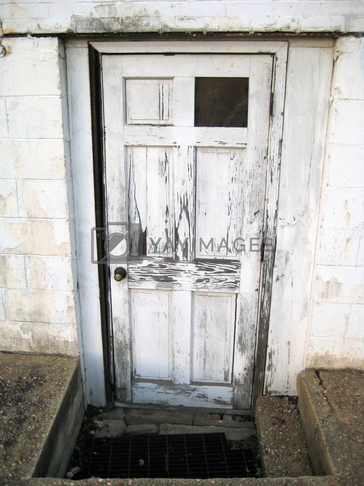 Royalty free image of Old Beaten Up Doorway by jclardy
