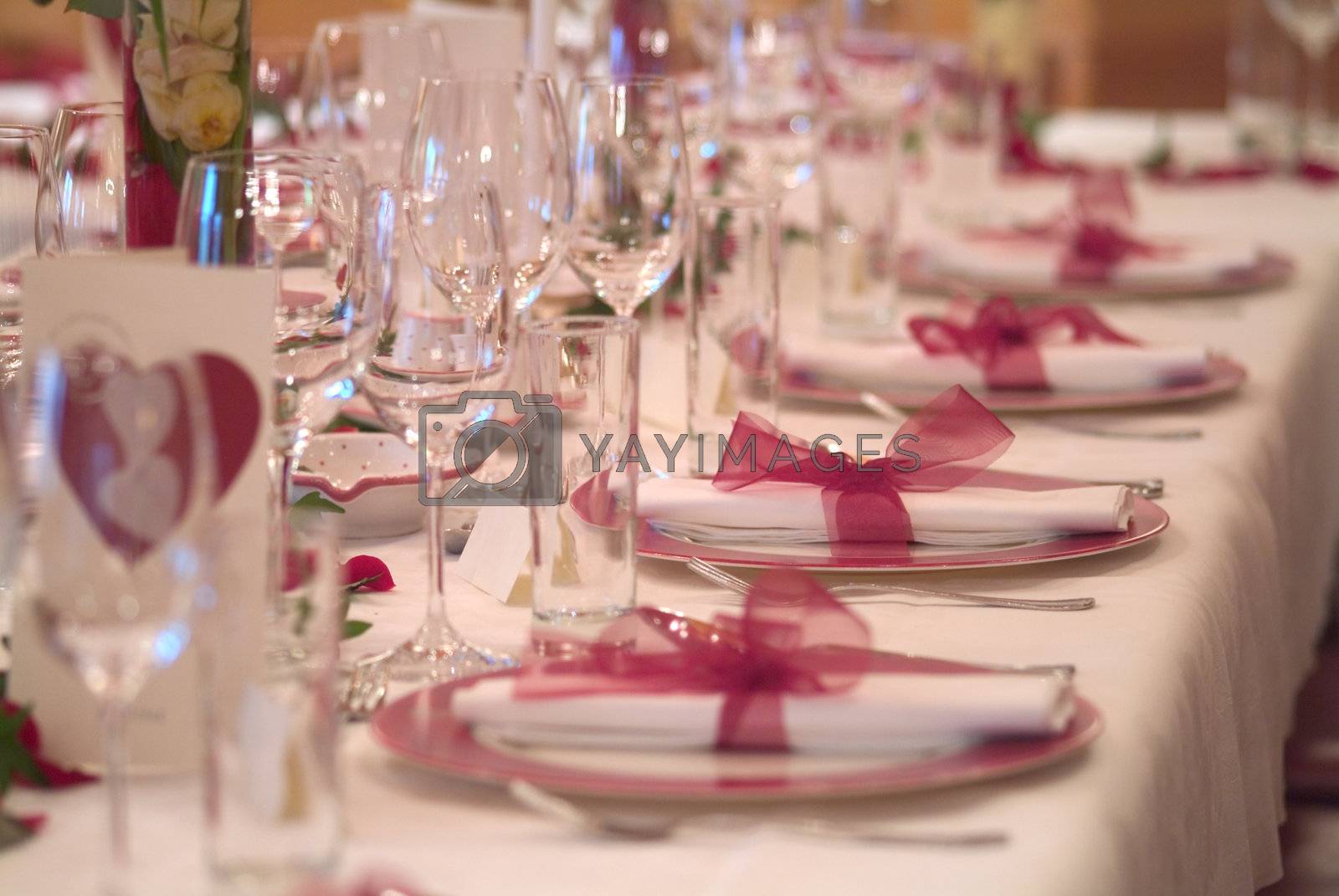 Royalty free image of Tisch Dekoration | table decoration by fotofritz