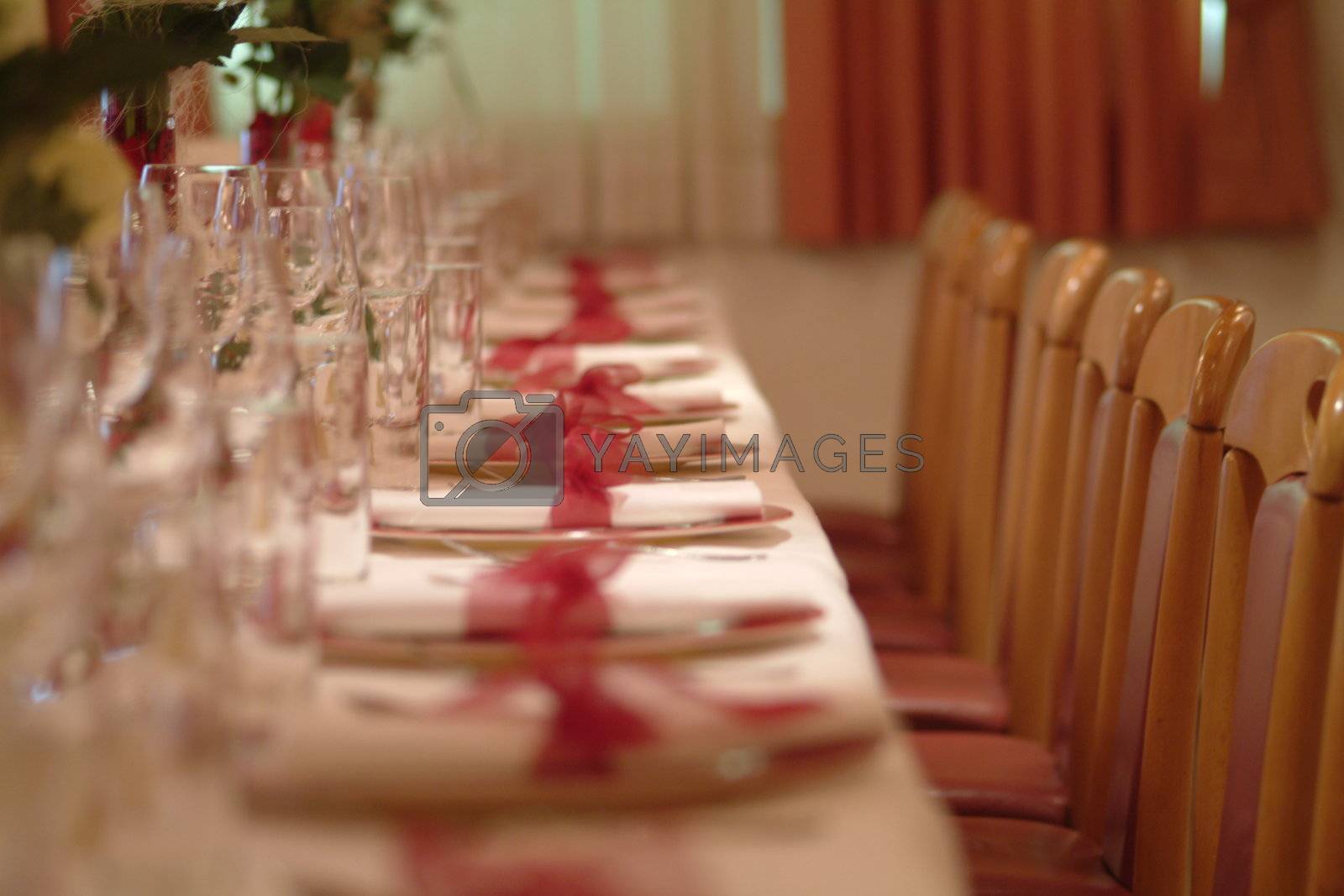 Royalty free image of Tisch Dekoration | table decoration by fotofritz
