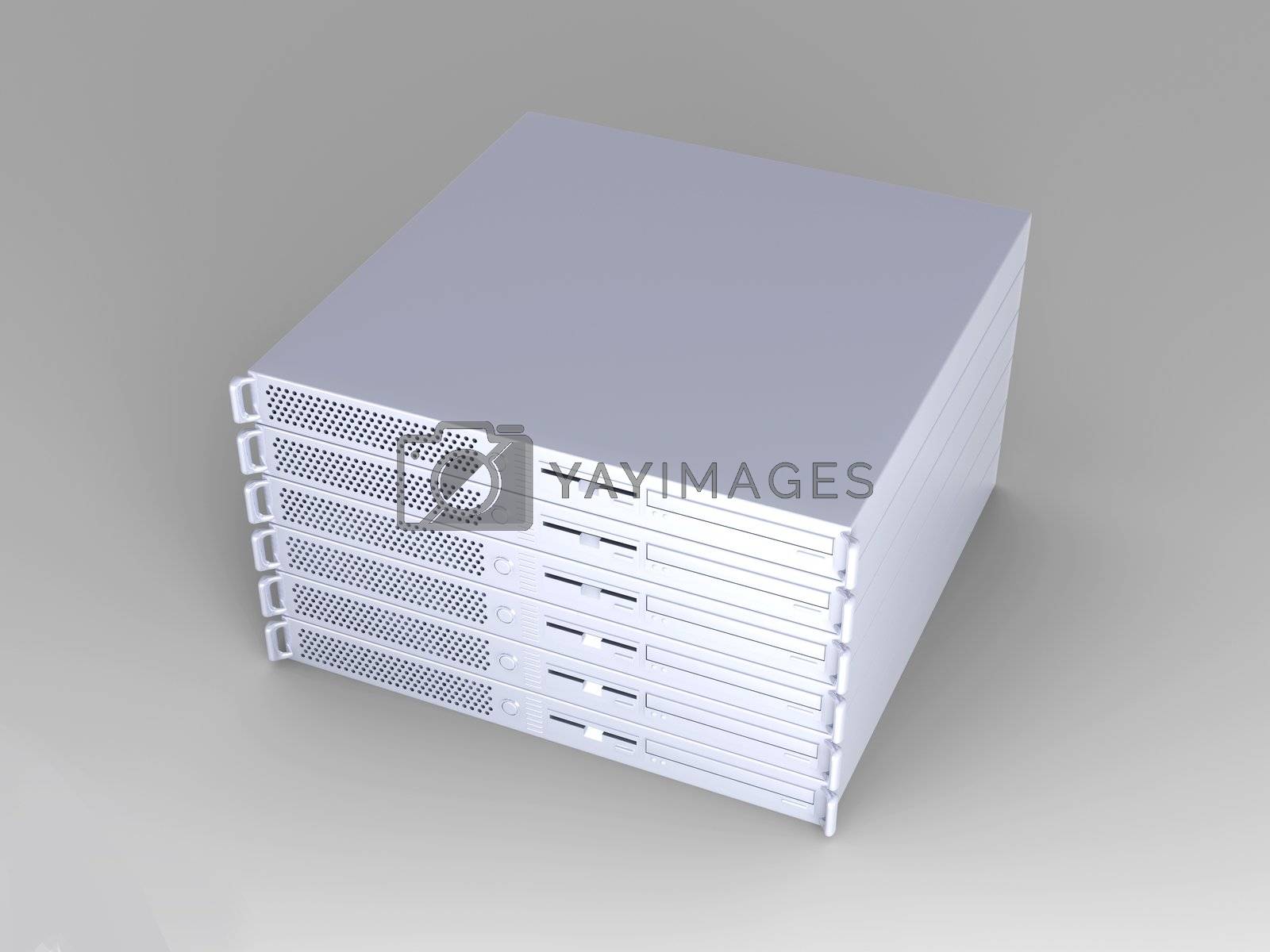 Royalty free image of 19inch Server Stack by Spectral