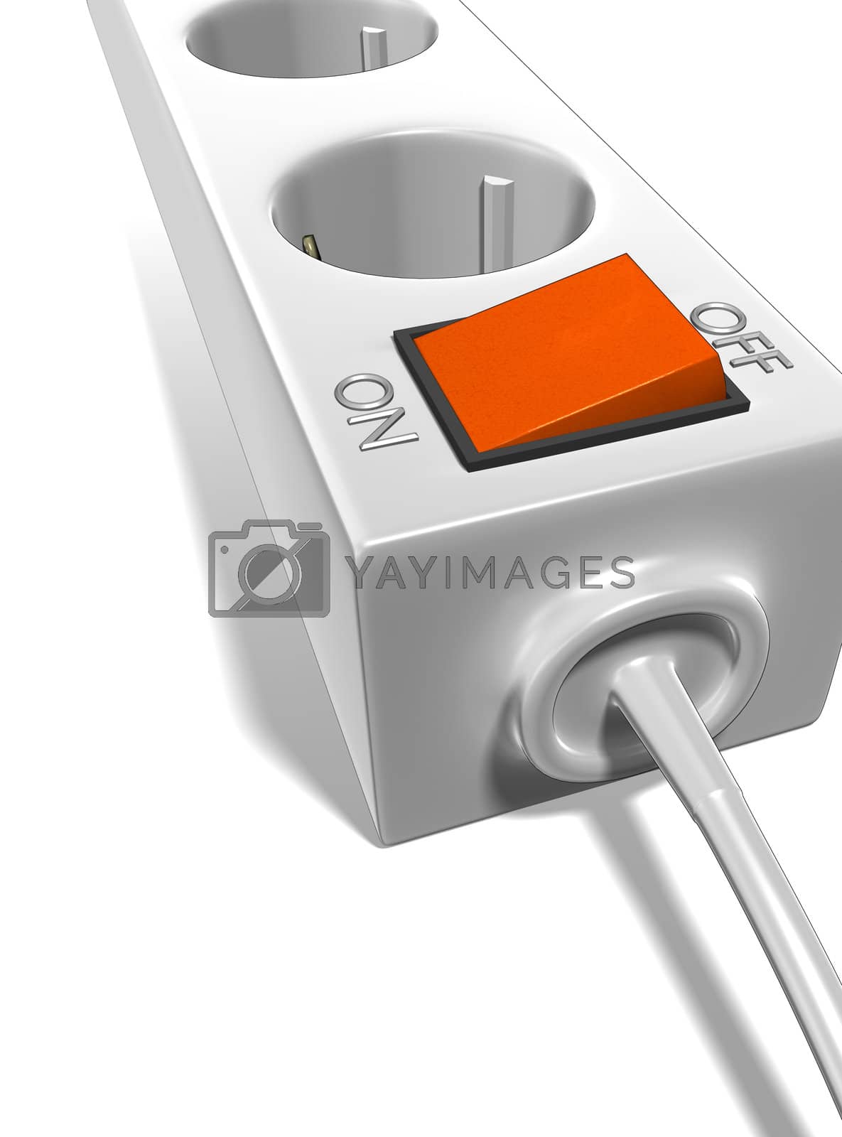 Royalty free image of power strip by magann